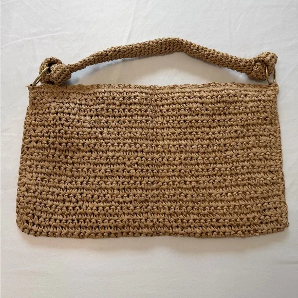 REVOLVE 8 Other Reasons Shelly Crochet Bag Khaki NWOT Style - Picture 3 of 6